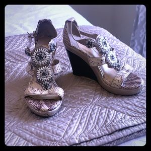 Gianni Bini embellished wedges